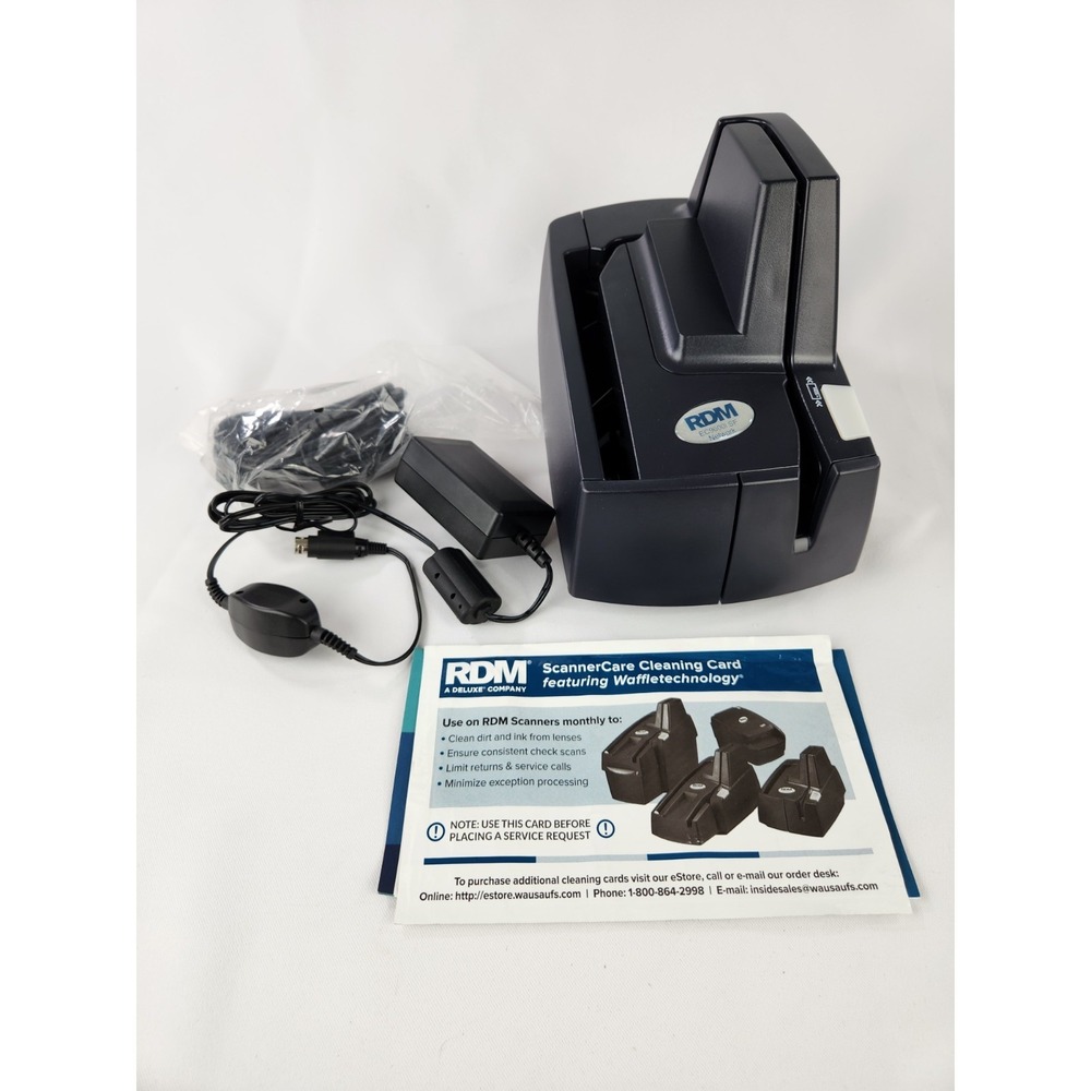 RDM EC9600i SF Check Reader Scanner Incl Cords And Quick Start Guide‎ Heavy Duty